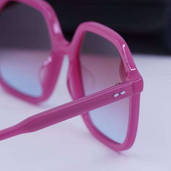 🕶️New Isabel Marant IM 0049/G/S MU1 Sunglasses - Fuchsia Frame, Plum Lenses - Picture 11 of 11